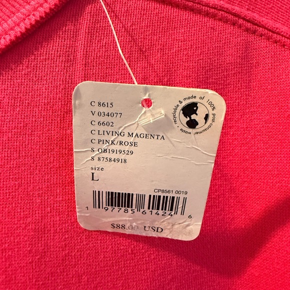 NWT Free People Intercept Tunic Color: Living Magenta SZ Large  Oversized - Picture 3 of 8